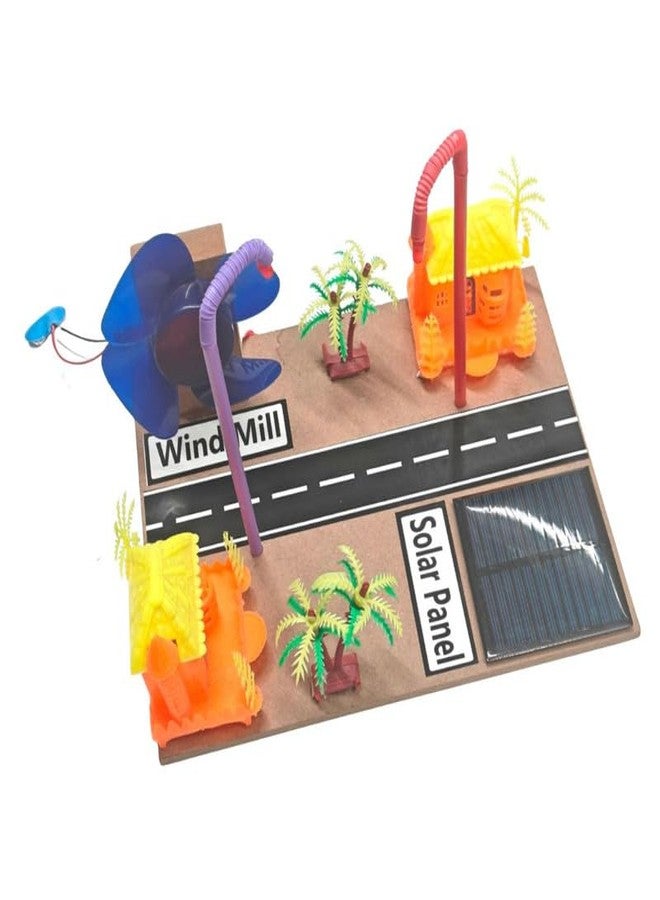ESPtronics DIY Readymade Wind Mill Solar Panel Cell Working Model Project Science Experiment 6V Kit for School Kids - Image 5